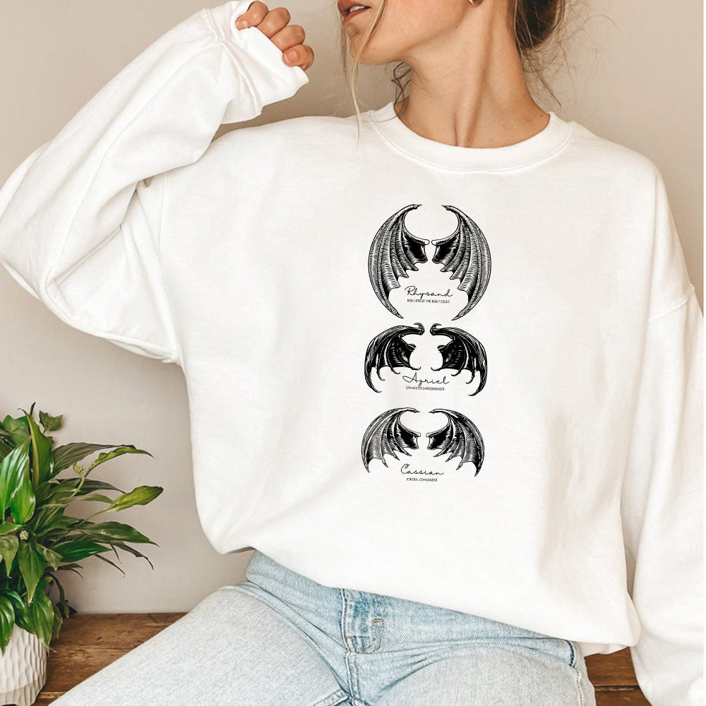 Thorns & Rose Graphic Long Sleeve Night Shirt