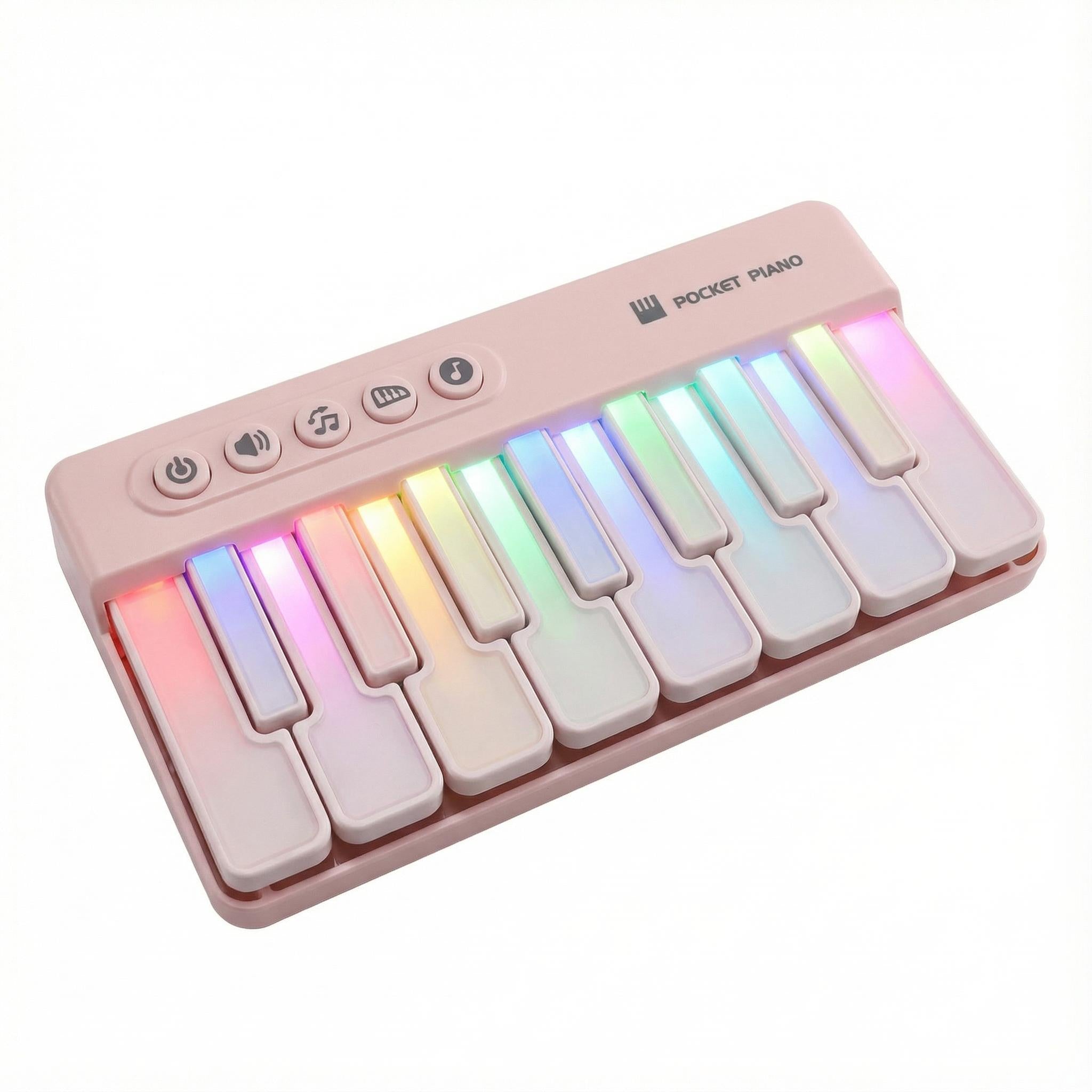Portable Electronic Keyboard Piano with 10 Demo Songs and 15 Tracks