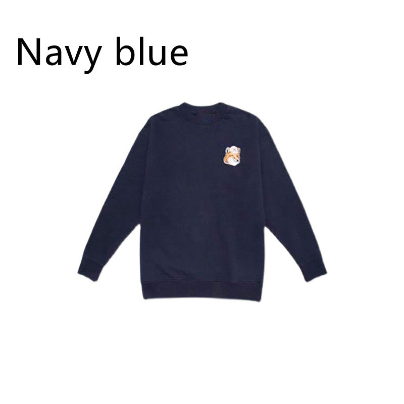 Women's Loose Round Neck Pullover Casual Sweatshirt