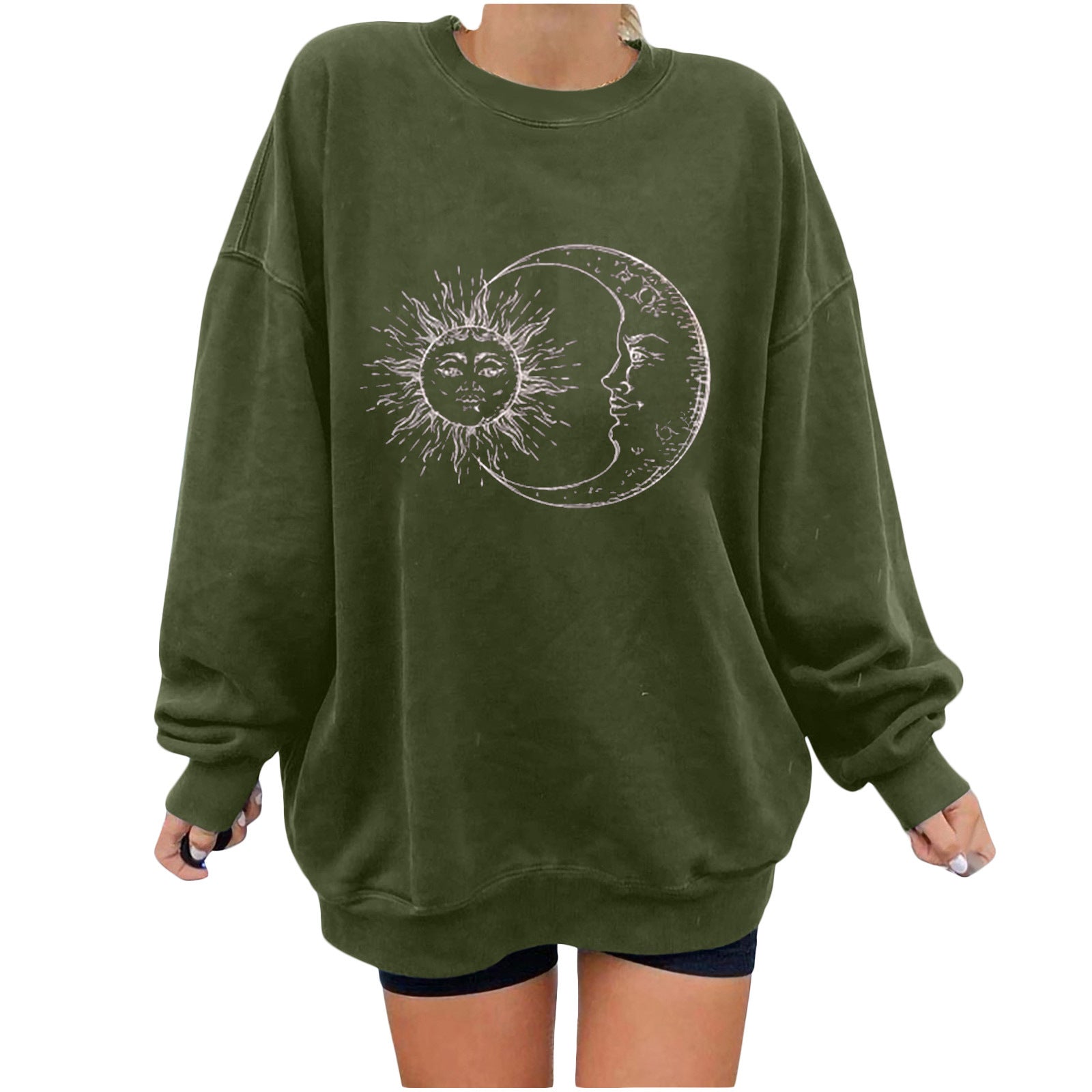 Urban Velvet Pullover Sweatshirt - Stylish & Cozy