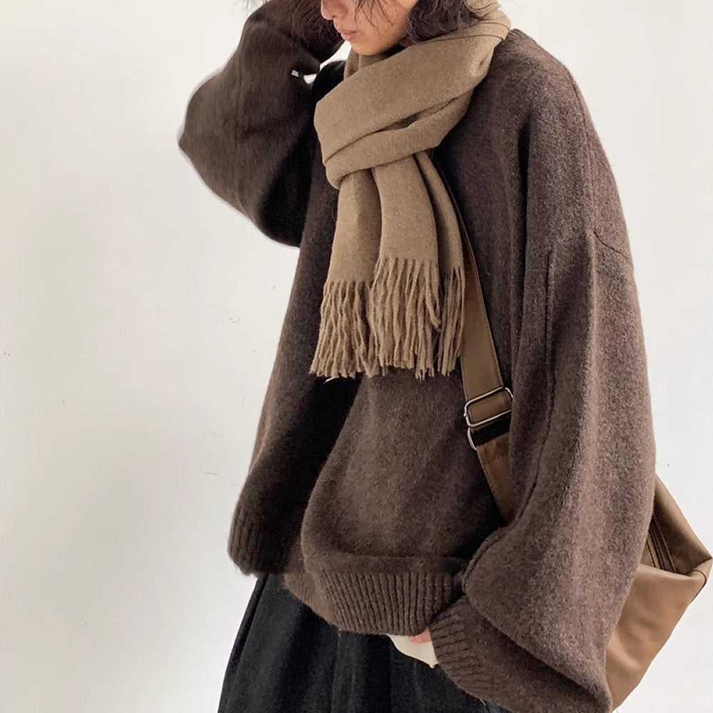 Retro Loose Sweater Autumn Clothing
