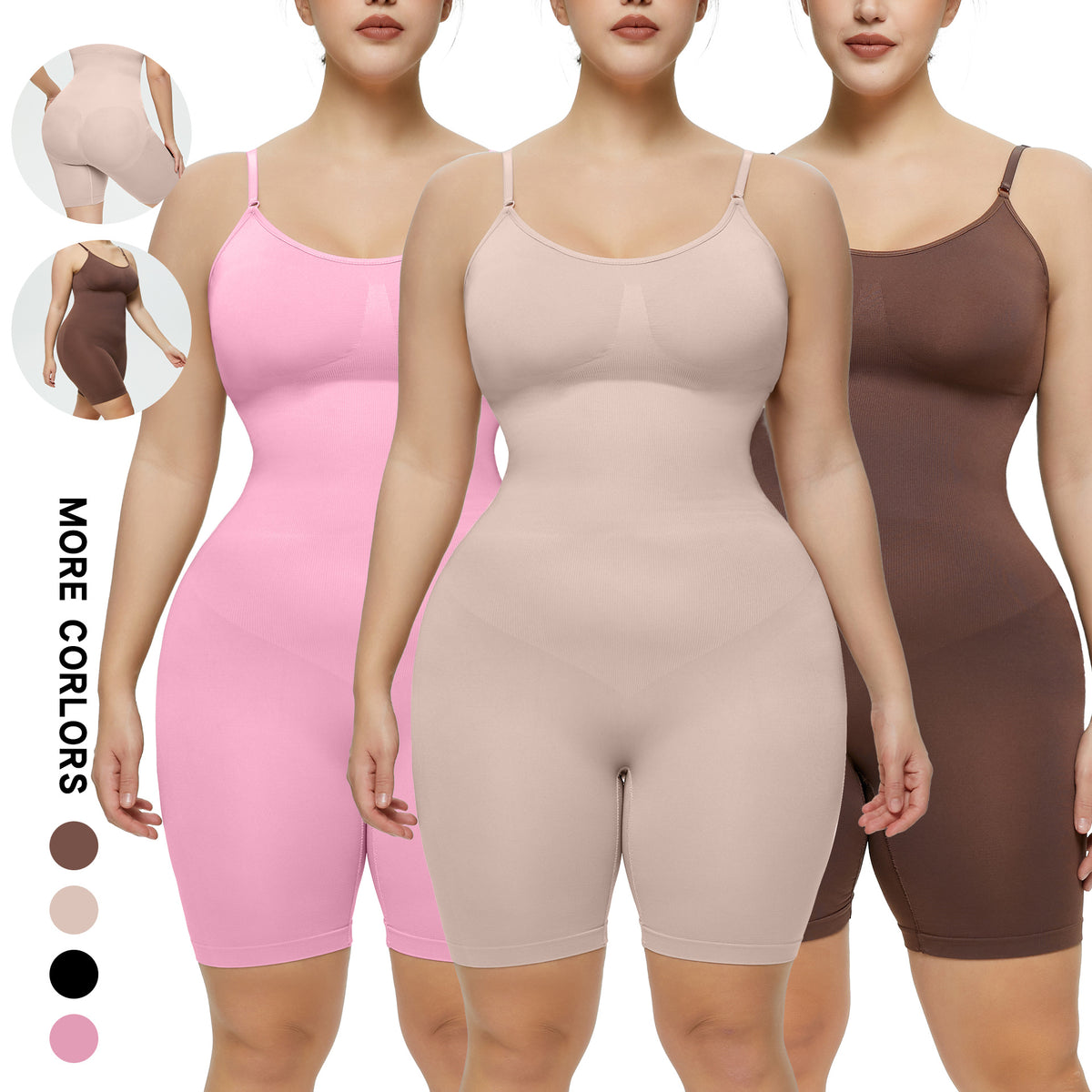 Seamless Plus-Size Postpartum Waist Trainer & Hip Lifter