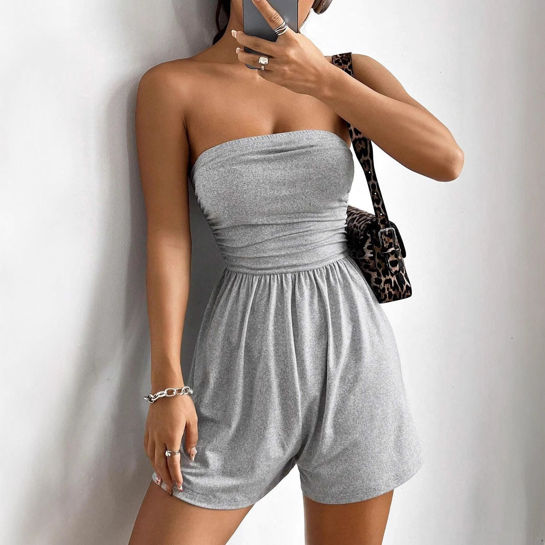 Leopard-print Fashion Jumpsuit Summer New Arrival