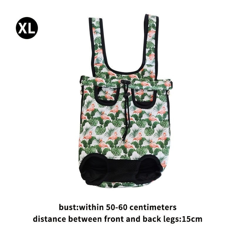 Pet Travel Backpack with Front Harness, Adjustable Multi‑Gear, Ultra‑Breathable Mesh and Lightweight Durable Design