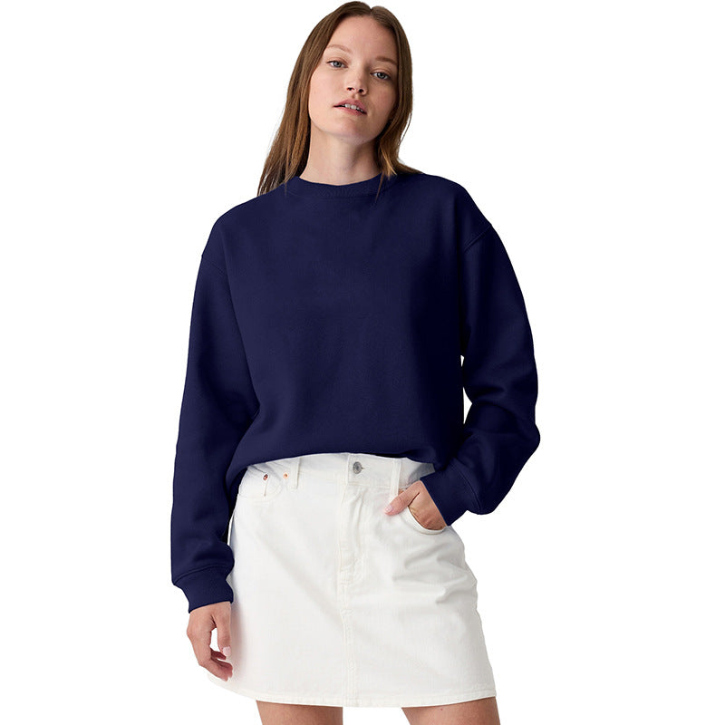 Women's Minimalist Solid Pullover Casual Sweater