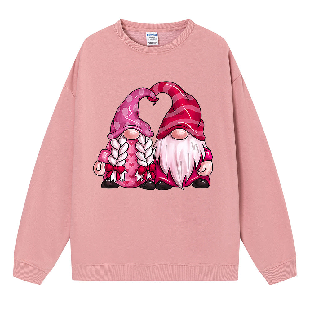 Casual Plus Size Crew Neck Pullover Sweatshirt