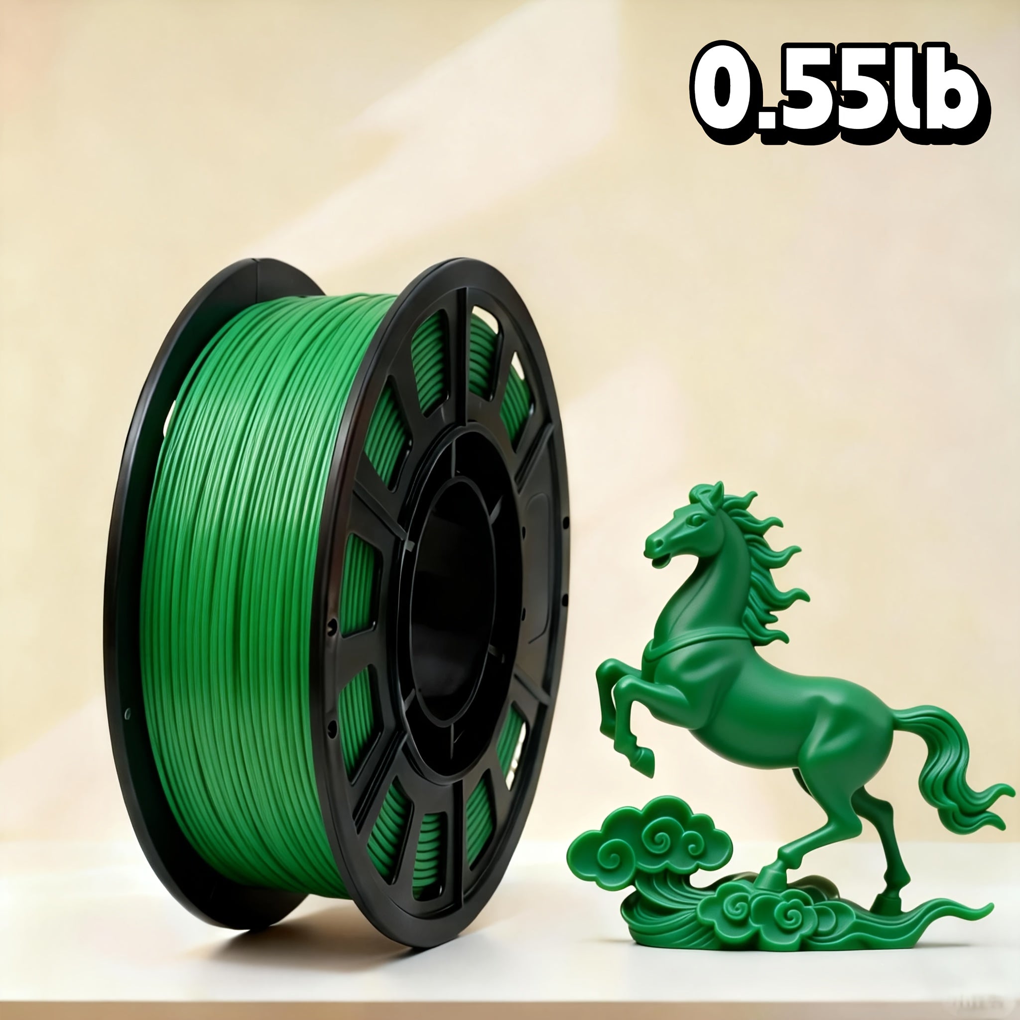 PLA 1.75mm 3D Printer Filament 250g Spool – Rapid Color Change, Low Shrinkage, ±0.02mm Precision
