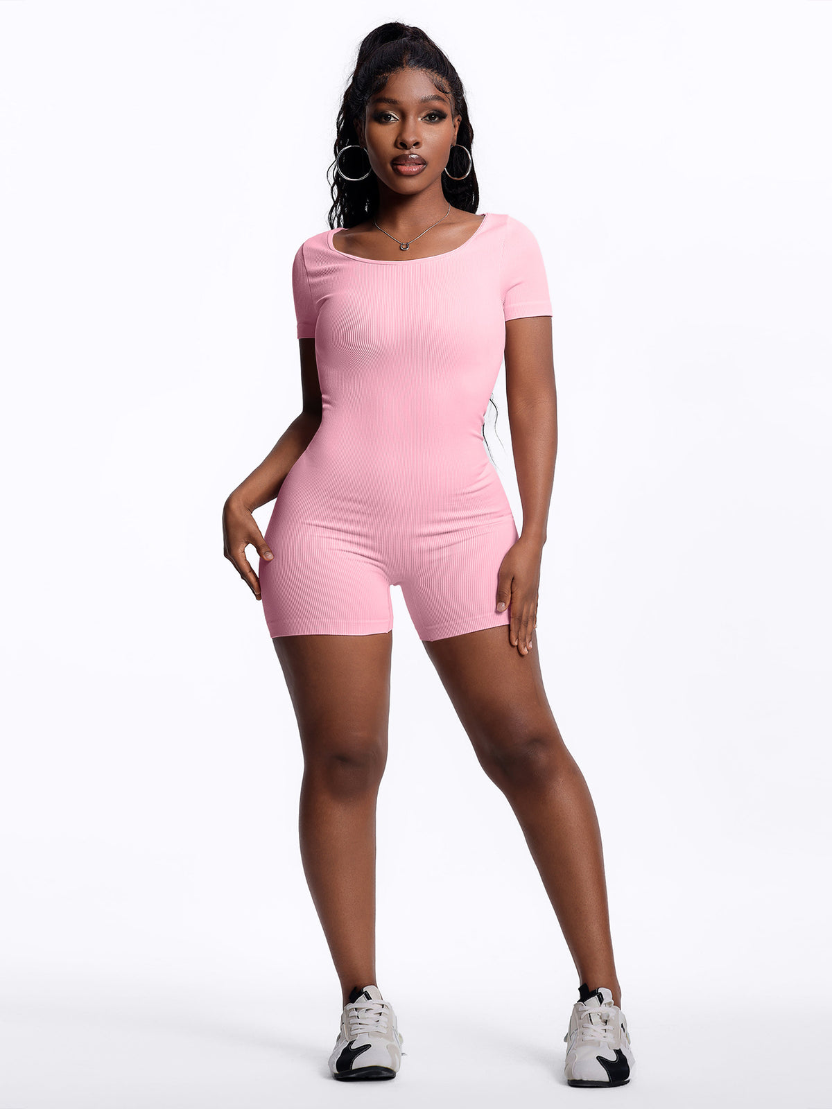 Seamless Butt-Lifting Slimming Workout Romper