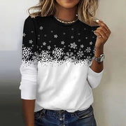 Women's Casual Long-Sleeve Hooded T-Shirt