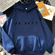 Women's Letter Print Long Sleeve Hooded Sweatshirt