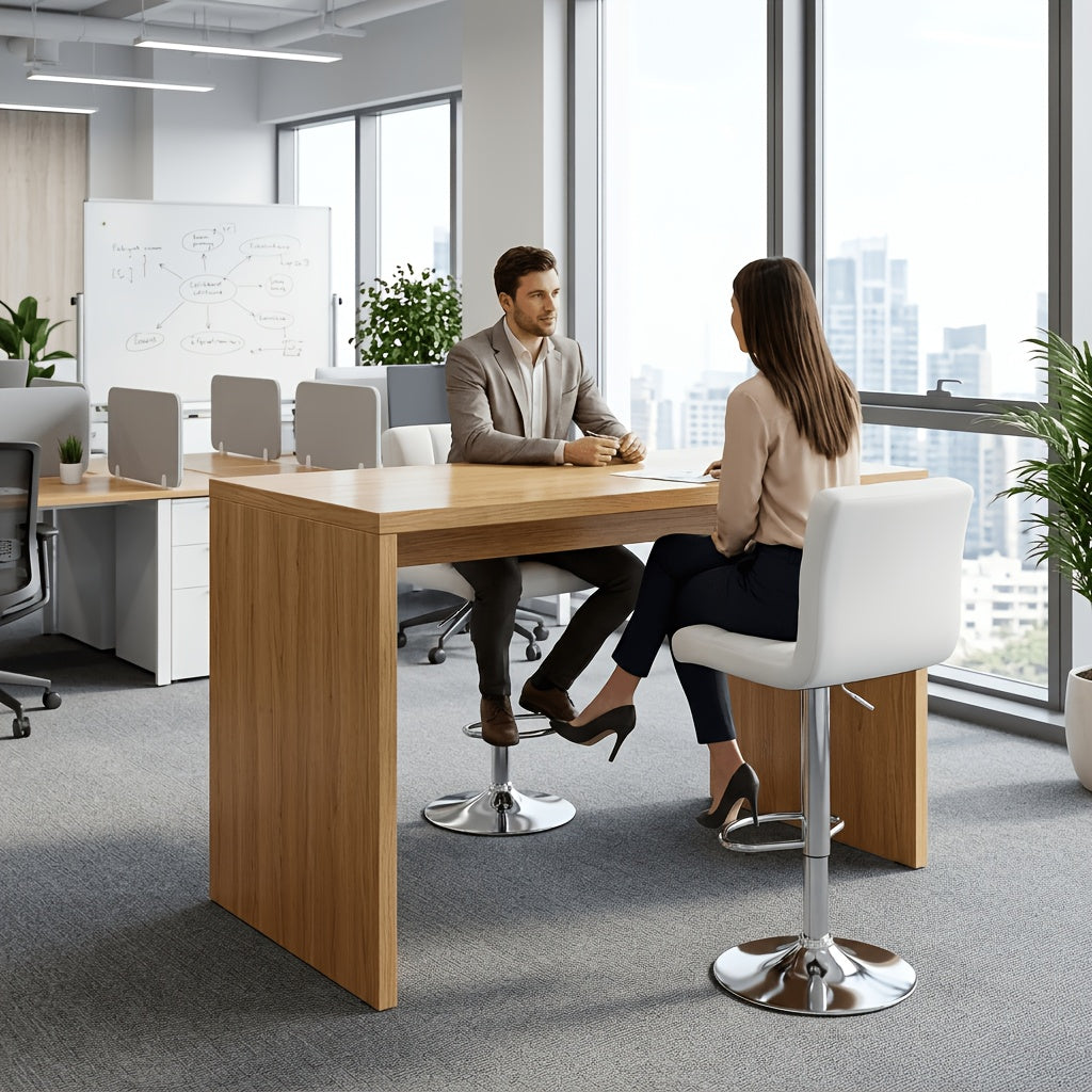Adjustable Ergonomic Office Chair with Swivel Base