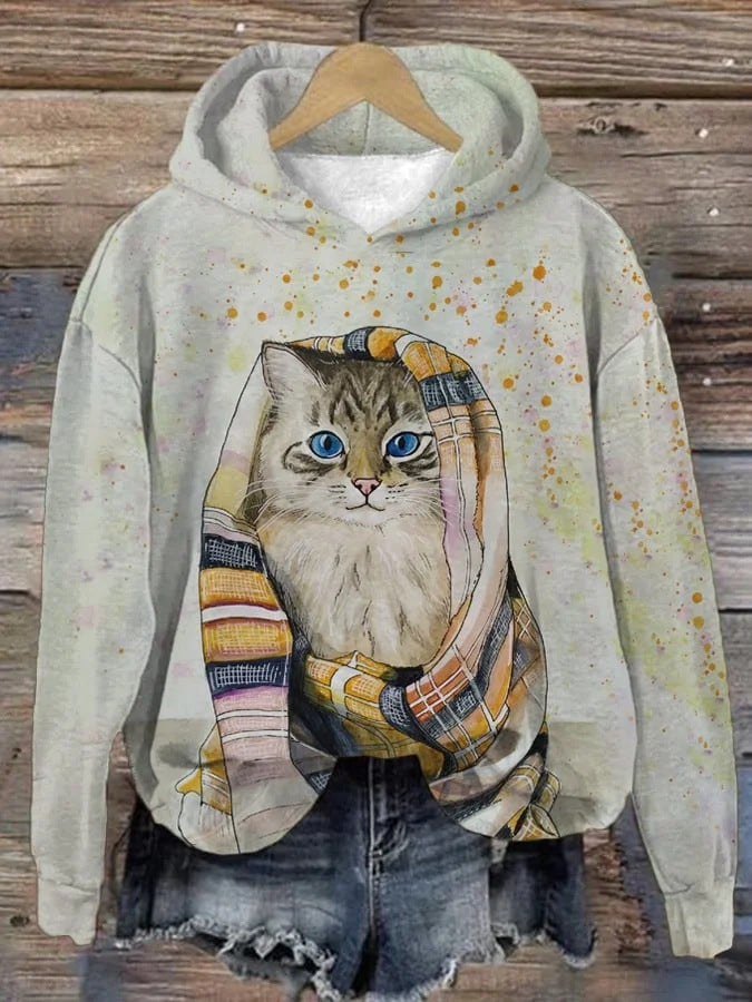 Haunted House 3D Bull Head Graphic Hoodie