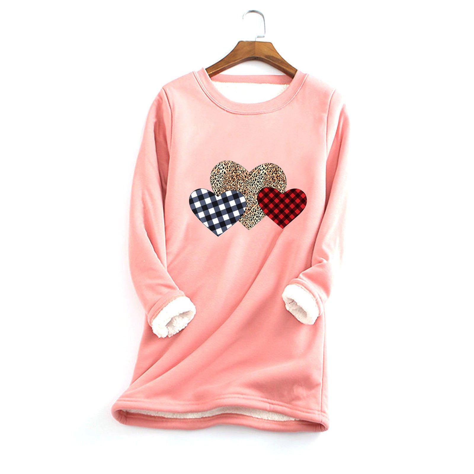 Women's Fleece-Lined Thermal Crewneck Sweater