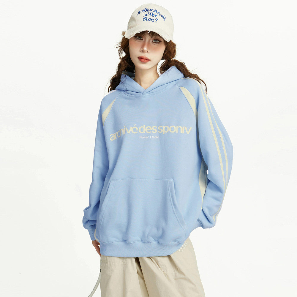 Women's Oversized Fall Hooded Pullover Sweater