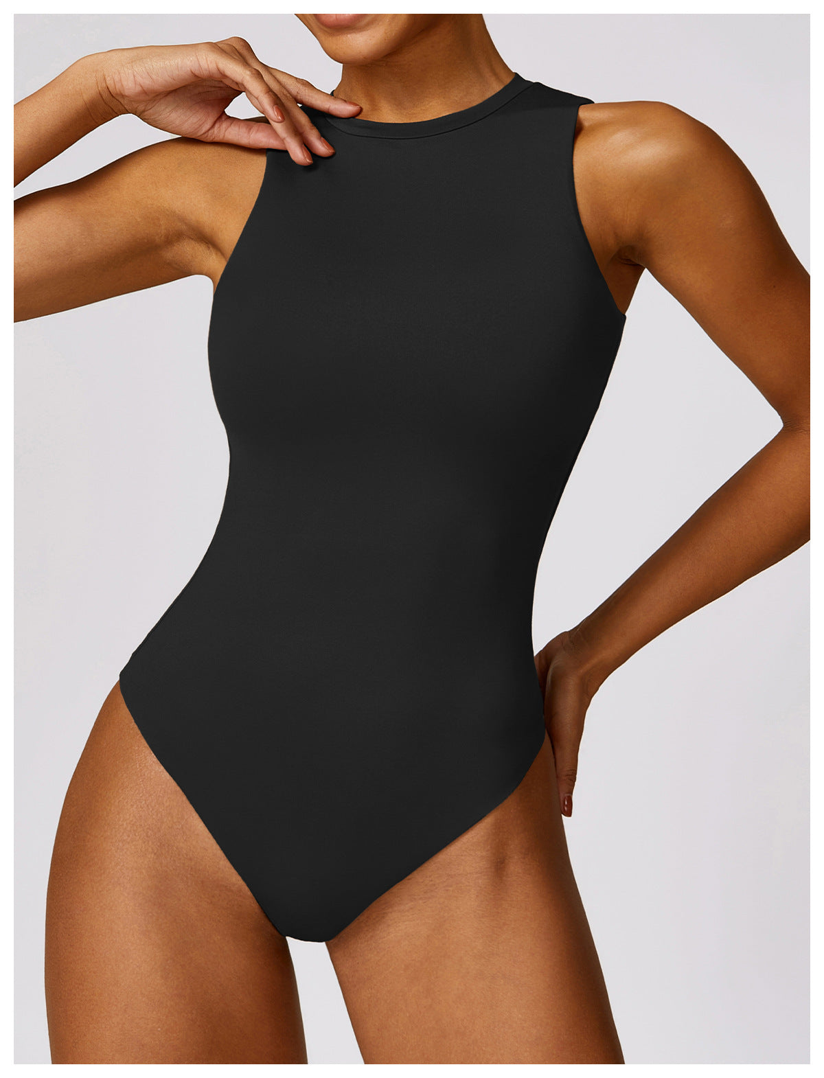 Nude Feel Tight Yoga Jumpsuit Bottoming Slimming