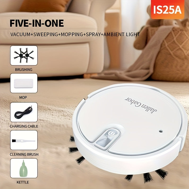 Robot Vacuum Cleaner, 3-in-1, Sweeping, Mopping, And Vacuuming All In One, 4, 000 Pa Powerful Suction, Up to 90mins Runtim, Low Noisesuitable for Hard Floors, Flatmarble Tiles And Wood Floor, Dorm...