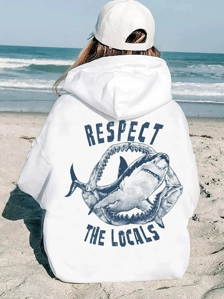 Trendy 3D Letter Print Women's Loose Pullover Sweatshirt