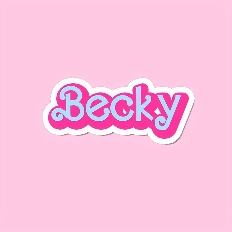 Custom Name Stickers for Water Bottles, Tumblers, and Laptops