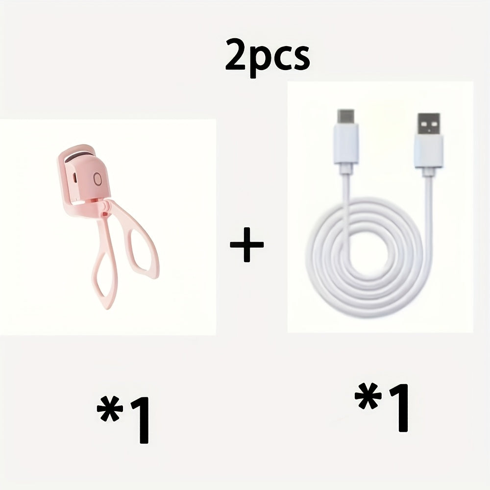 USB Electric Heating Eyelash Curler with Lithium Battery