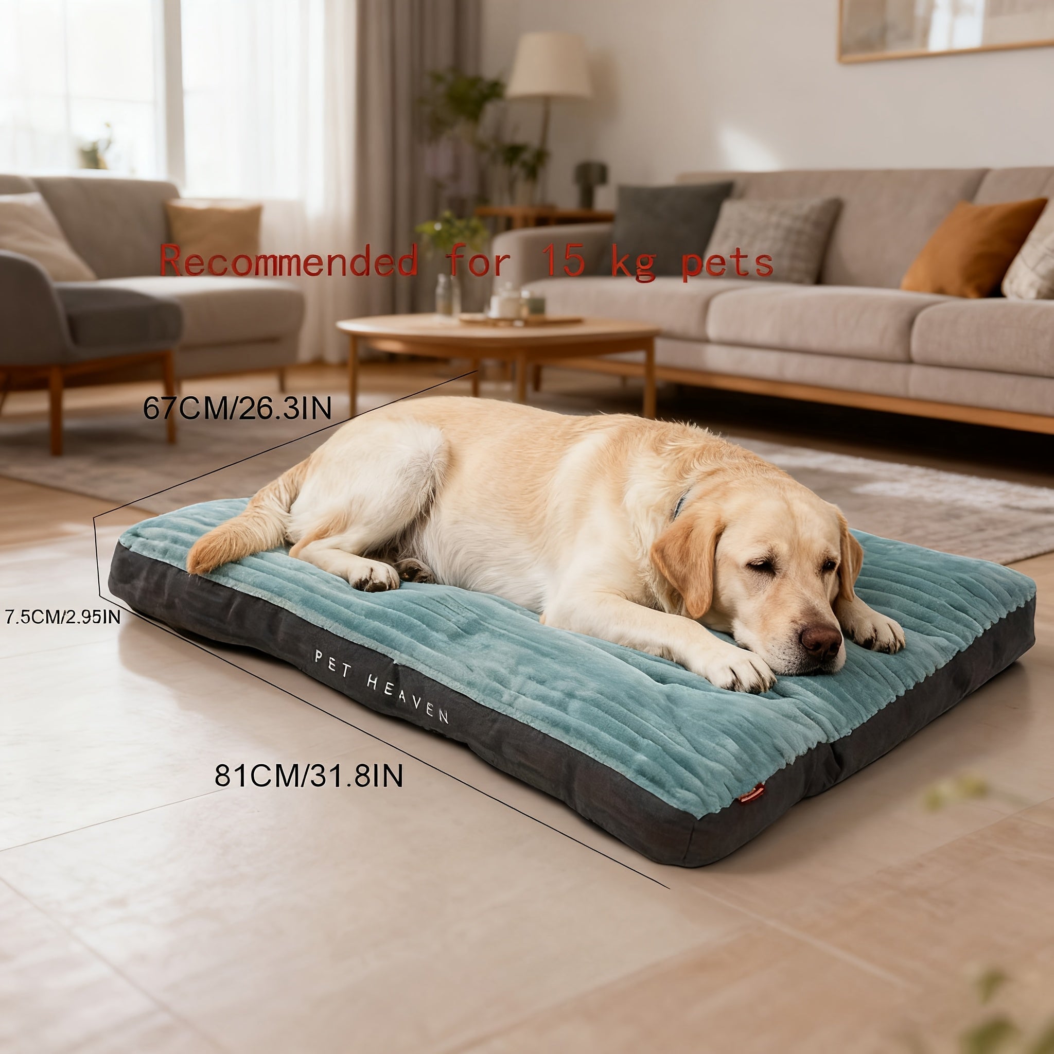 Giant Luxury Xxl Large Dog Bed - Human-Size Design For Big And Medium Breeds, Breathable In Summer, Warming Winter Supportive Pet Couch & Kennel. Extra-Large Size Suitable To All Climates With Remo...