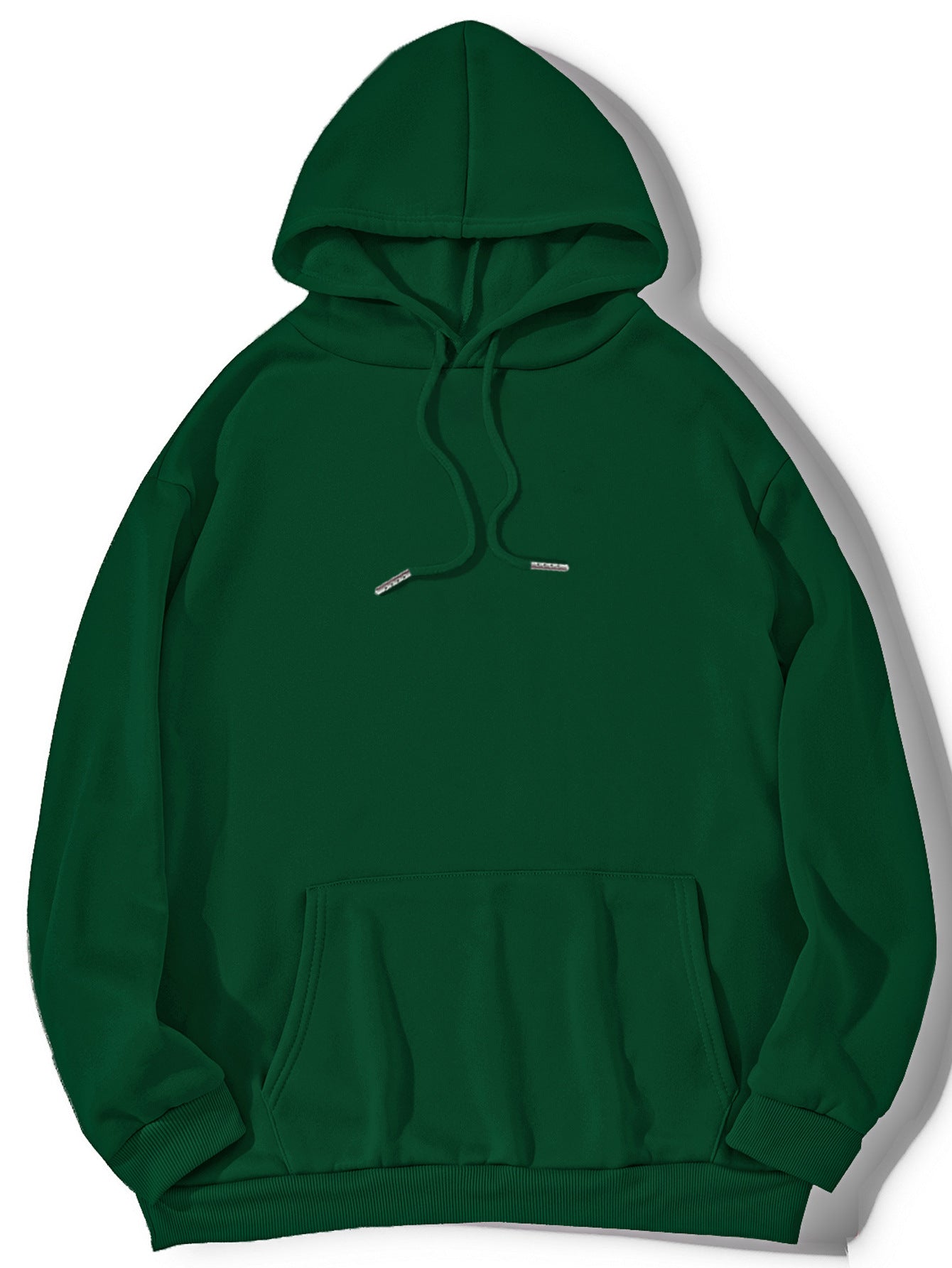 Women's Cozy Brushed Fleece Hoodie - Solid Pullover Sweatshirt