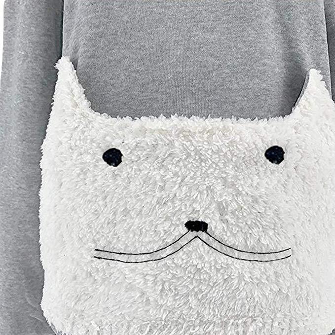 Cozy Long-Sleeve Hooded Sweatshirt for Women