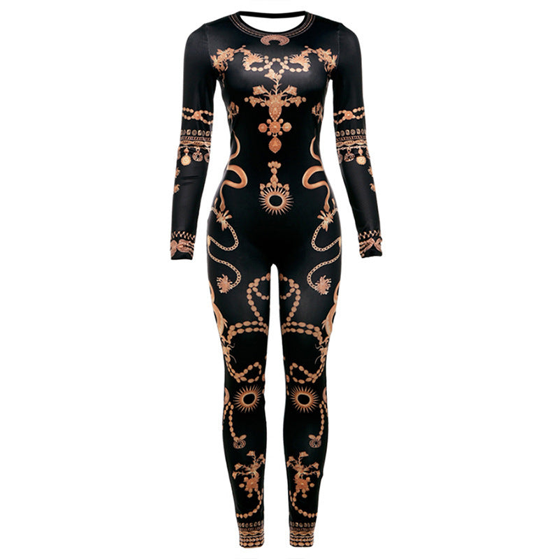 Sheath Slim-fit One-piece Casual Leggings