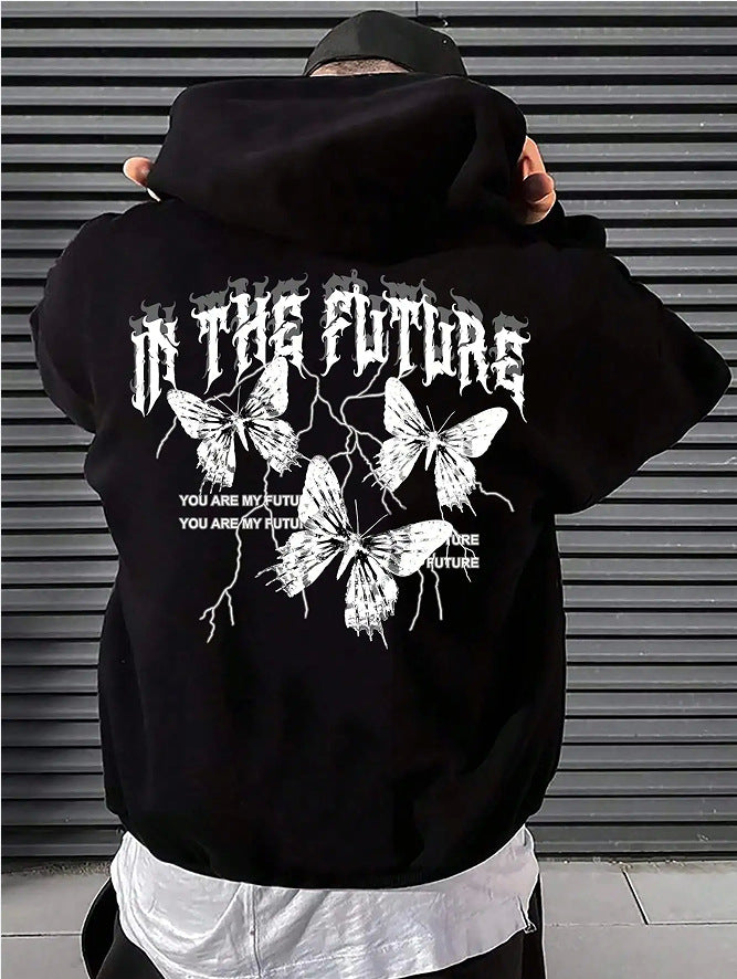 Chic Printed Women's Autumn Pullover Hoodie