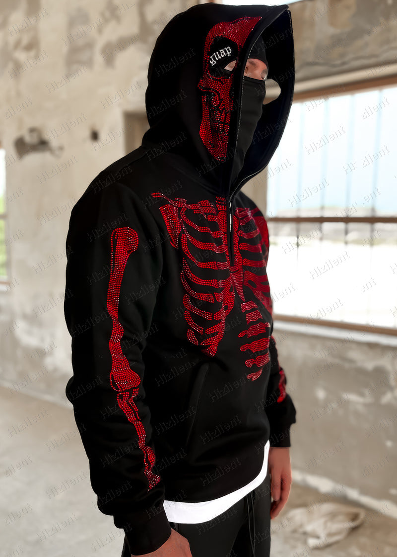 Personalized Graphic Embroidered Loose Pullover Hoodie