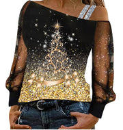 Chic Digital Printed Tulle Summer Sling Top