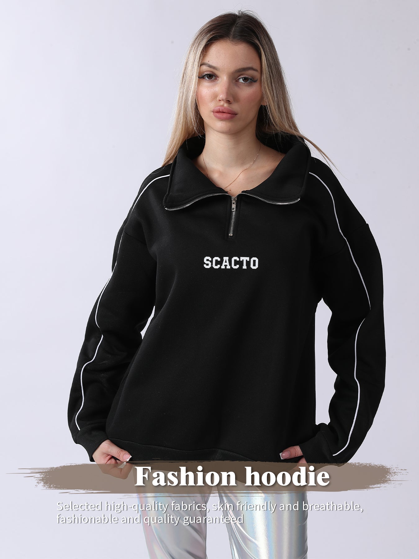 Women's Cozy Long-Sleeve Sweatshirt
