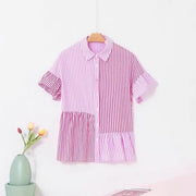 Plus-size Casual Shirt Women's Top