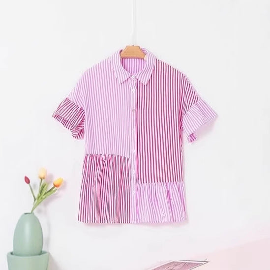 Plus-size Casual Shirt Women's Top