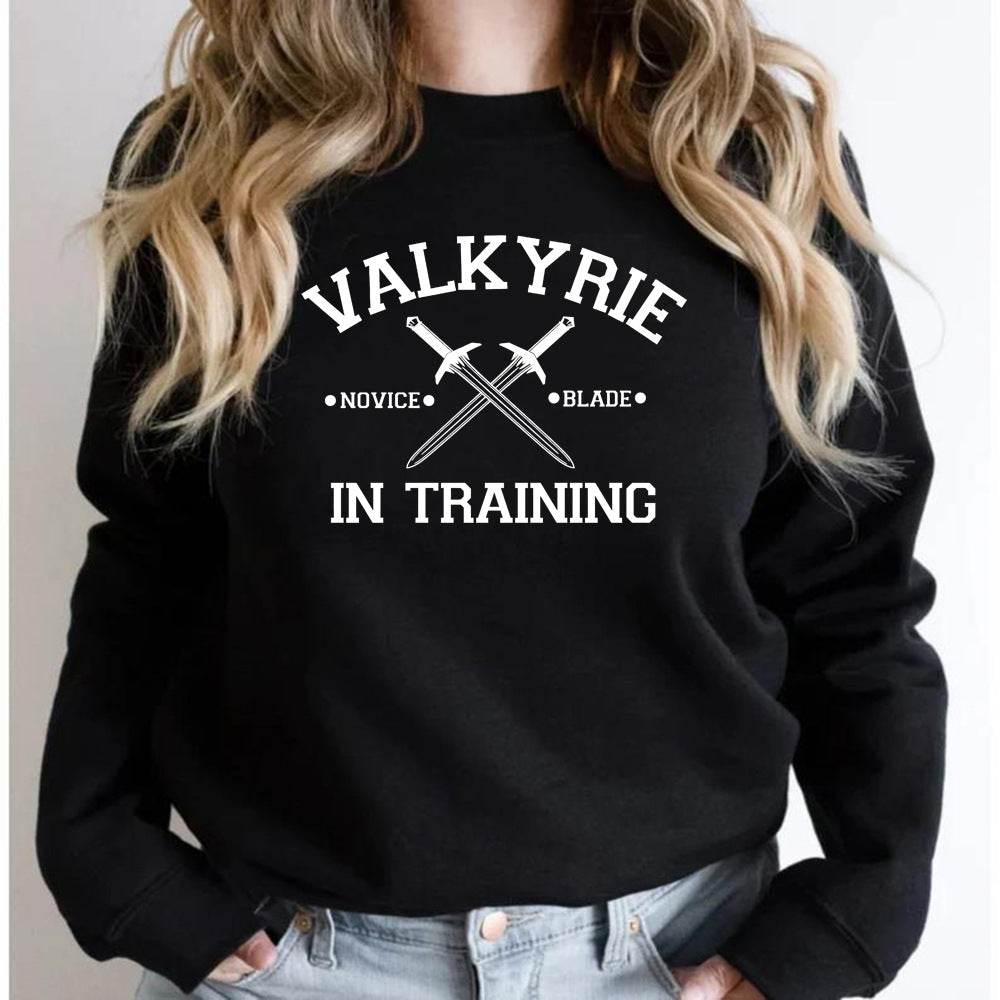 Valkyrie in Training Bookish Graphic Sweatshirt