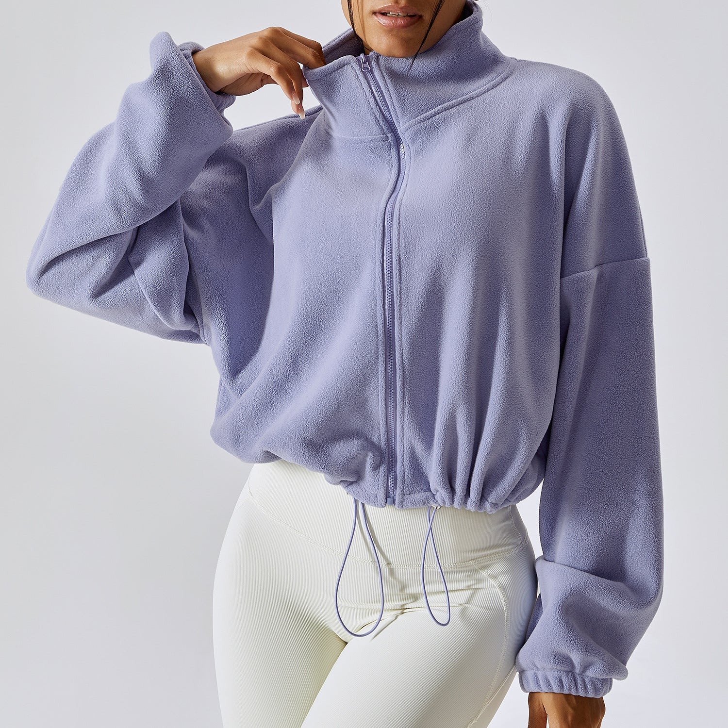 Women's Cashmere Stand Collar Sports Coat