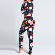 Women's Halloween Button Flap Romper Jumpsuit