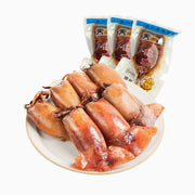 Premium 5-Pack Dried Squid Bites Snack for Ready-to-Eat Enjoyment