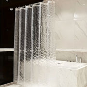 Punch-free Bathroom Partition Curtain