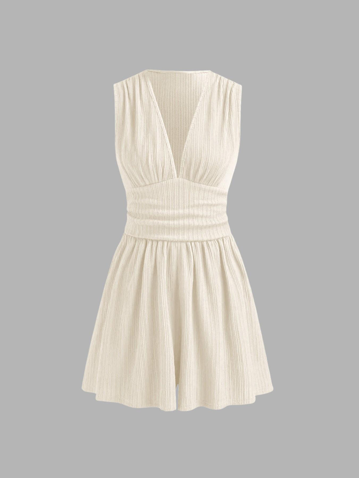 Sleeveless Wide-Leg Commuter Jumpsuit