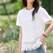 Summer Wave Lace Blouse – Light, Flirty & Breathable