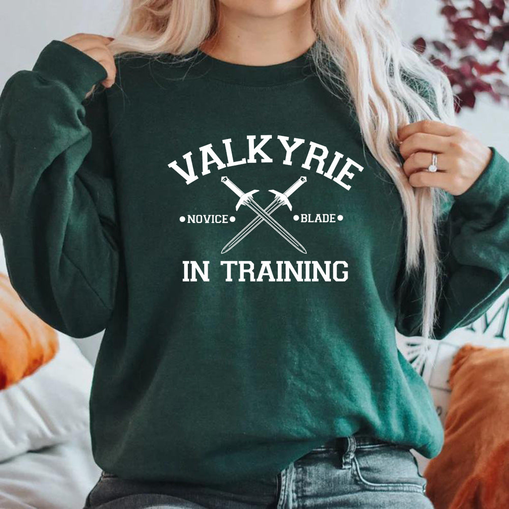 Valkyrie in Training Bookish Graphic Sweatshirt