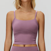 Brushed Yoga Vest Beauty Back Double-shoulder Strap Sports Vest