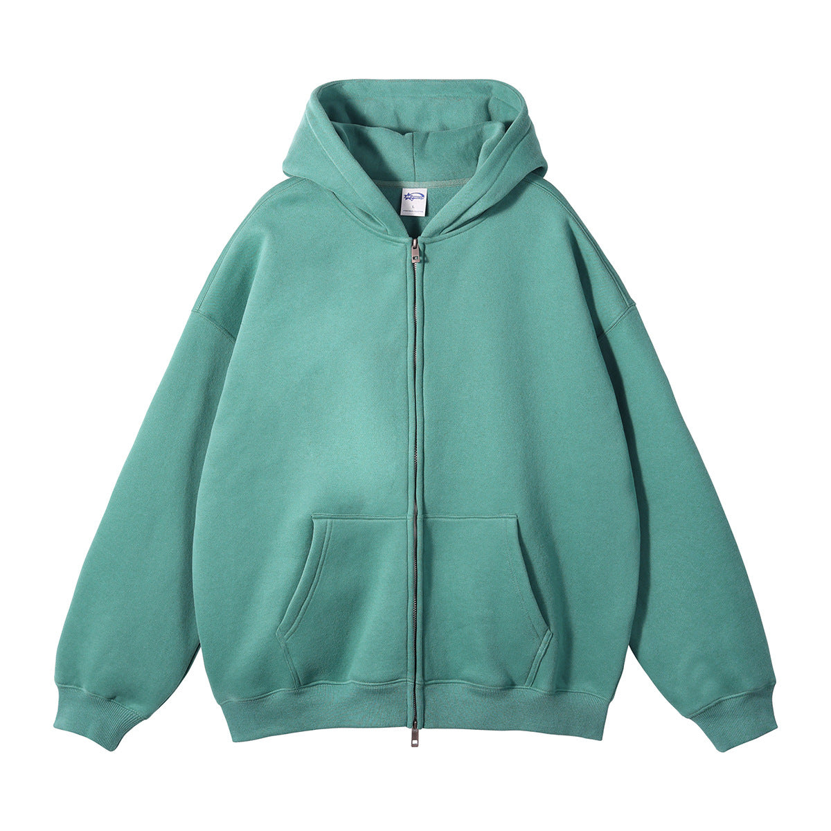 Men's Fleece-Lined Thickened Zip Sweatshirt & Pants Set