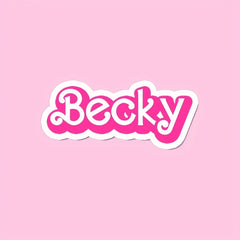 Custom Name Stickers for Water Bottles, Tumblers, and Laptops