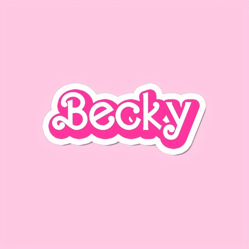 Custom Name Stickers for Water Bottles, Tumblers, and Laptops