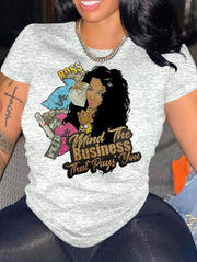 Women's Sweet Printed Short Sleeve Mesh Shrug