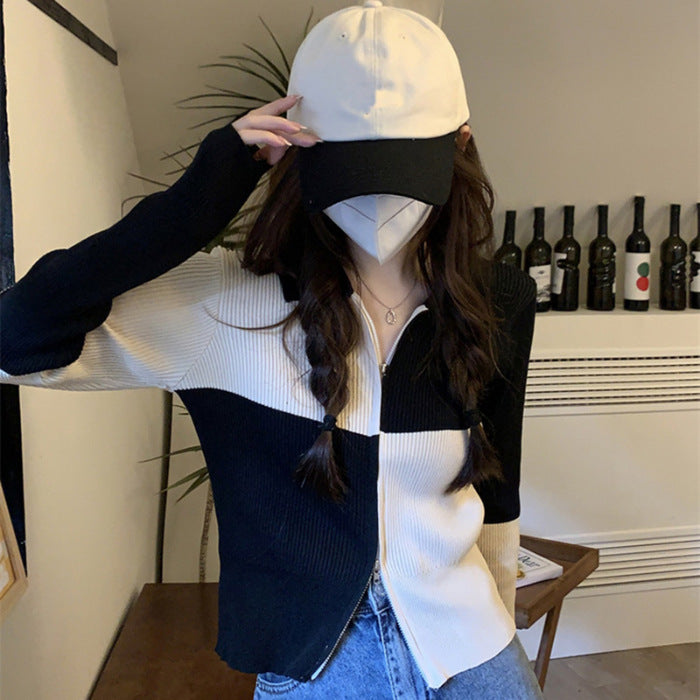 Women's Slim-fit Versatile Short Knitted Cardigan