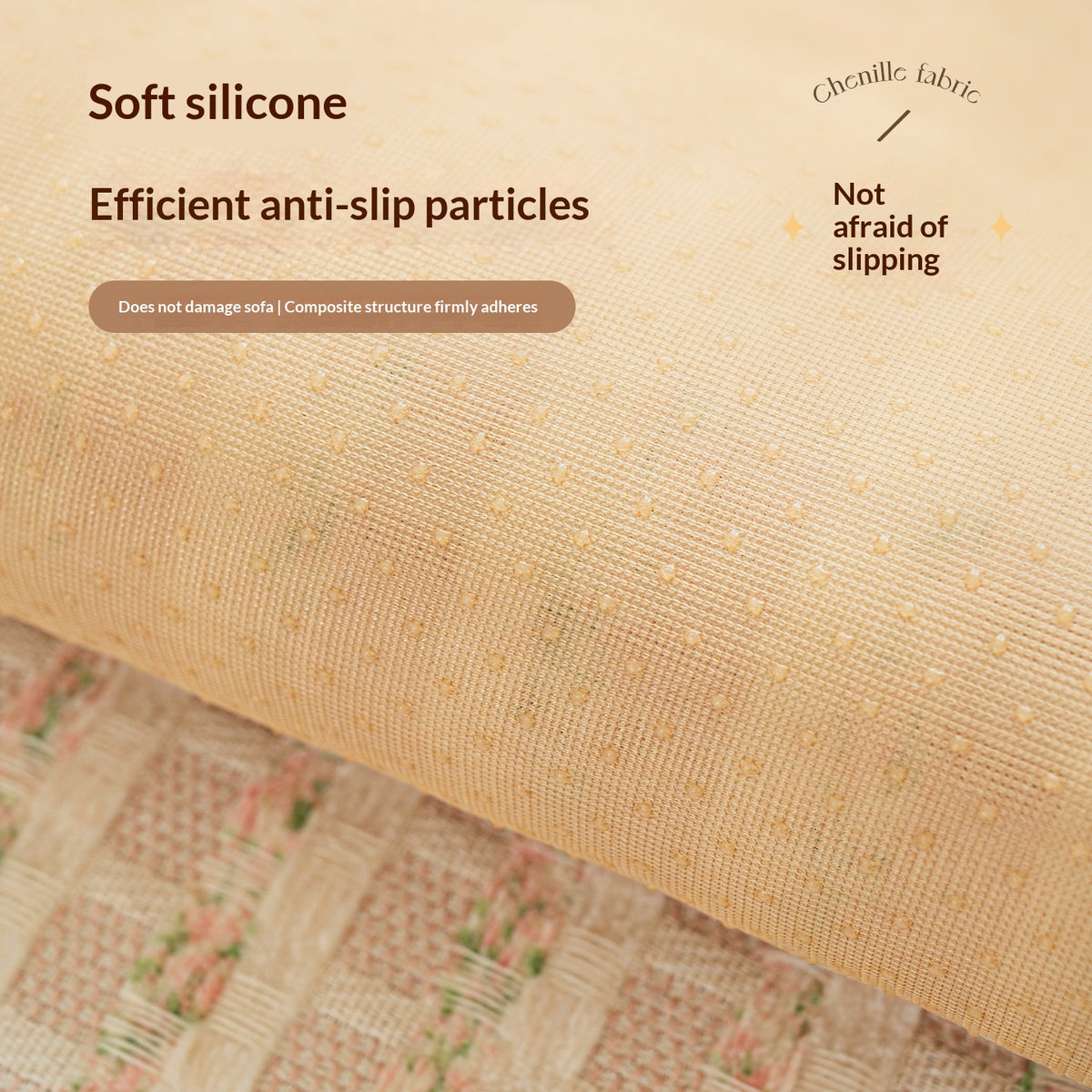Buttercream-style Sofa Cushion Shaped Fixed and Non-slip