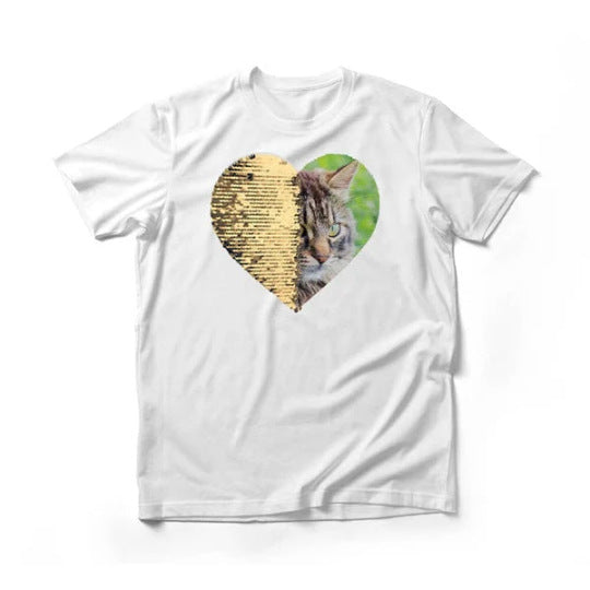 Printed Summer Silk Cotton T-Shirt