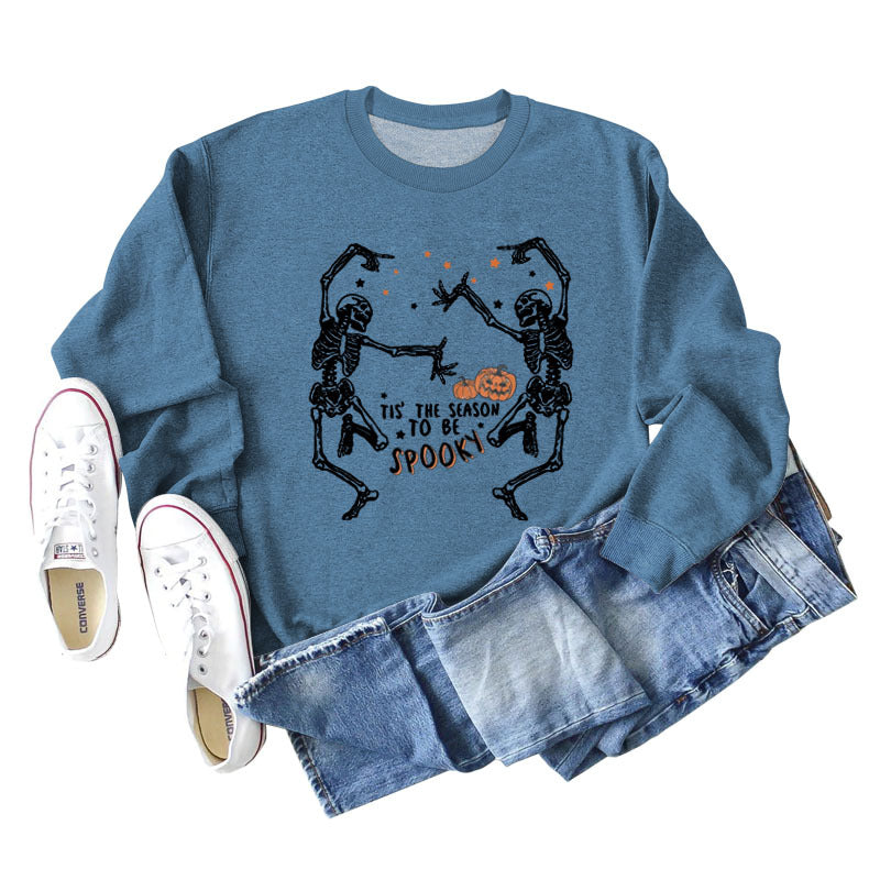 Trendy Letter Print Loose Long Sleeve Sweatshirt